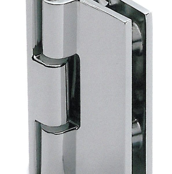 Bisagra Vidrio Sencilla Mod. 126N Mismo Plano