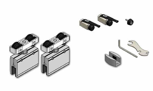 Juego Accesorios Puerta Corredera 40 kg