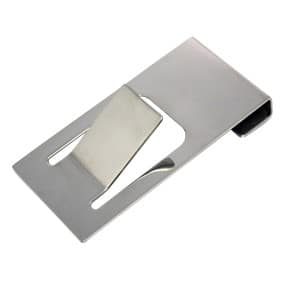 Soporte toallero acero para vidrio