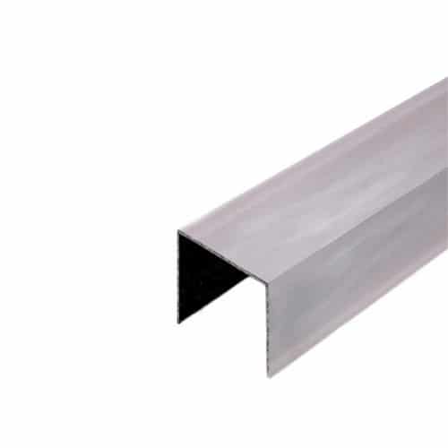 Pasamanos acero inox 25x25mm con forma de U