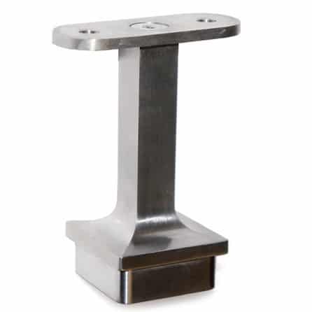 Soporte Pasamanos Fijo Cuadrado