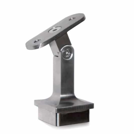 Soporte Pasamanos Orientable Cuadrado