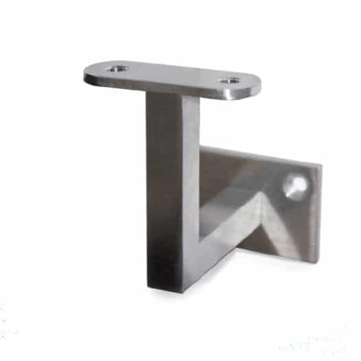 Soporte pasamanos cuadrado muro fijo